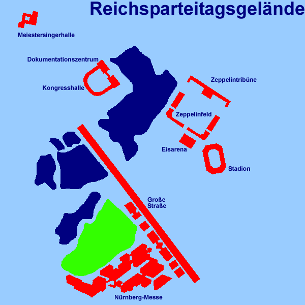 Nürnberg - Reichsparteitagsgelände (13Kb)