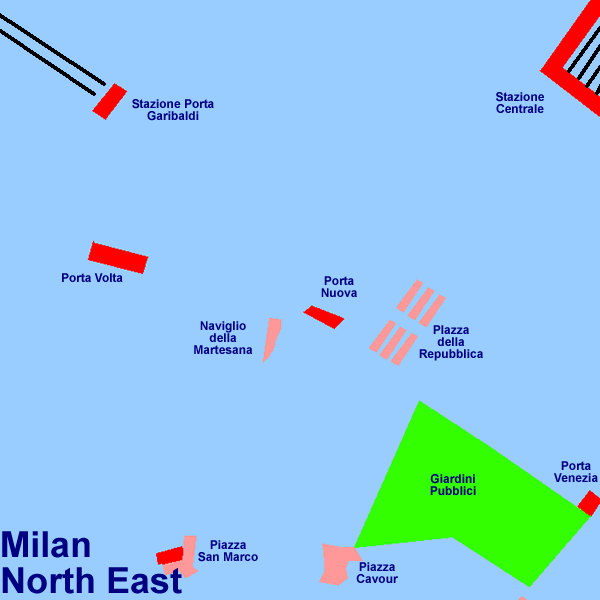 Milan - North East (17Kb)