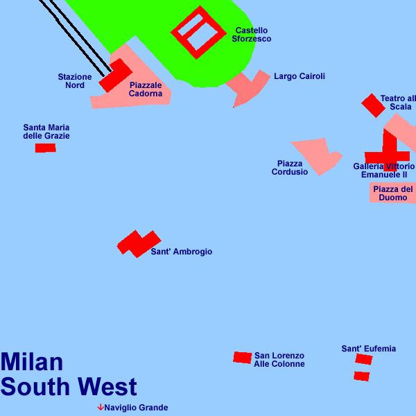 Milan - South West (19Kb)