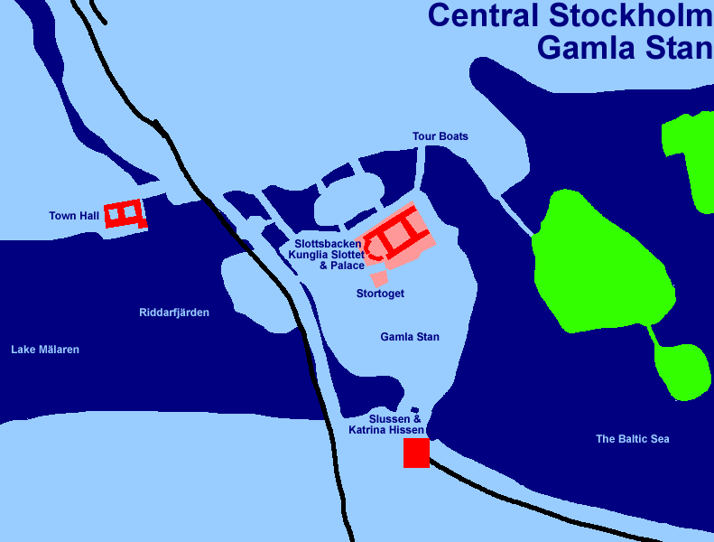 Central Stockholm Gamla Stan (16Kb)