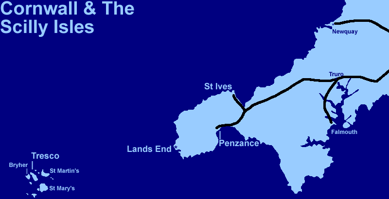 Cornwall & The Scilly Isles (10Kb)