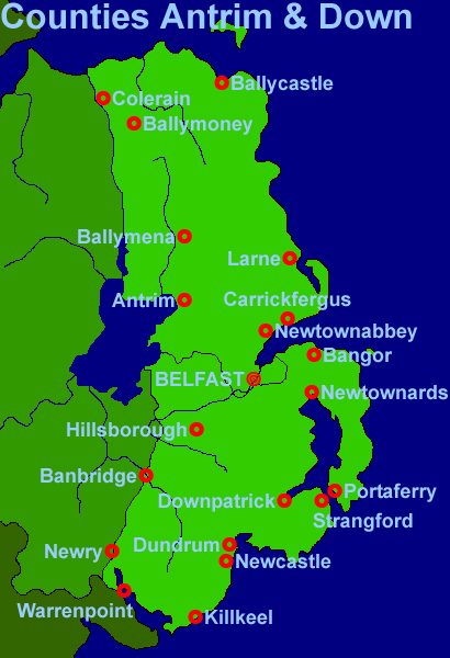 Counties Antrin and Down (24Kb)