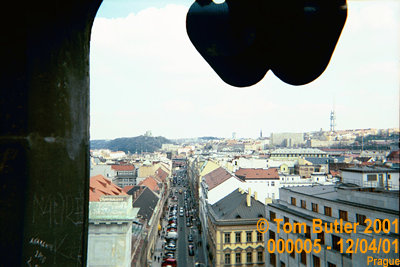 Photo ID: 000005, View from the top of the Powder tower, Prague, Czechia
