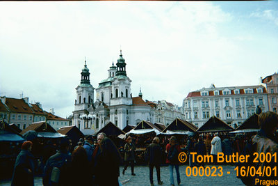 Photo ID: 000023, The Easter market stalls in the old town square, Prague, Czechia