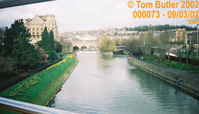 Photo ID: 000073, Crossing the Avon, Bath, England