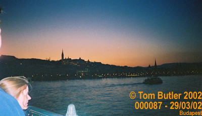 Photo ID: 000087, The Danube at night, Pest, Budapest, Hungary