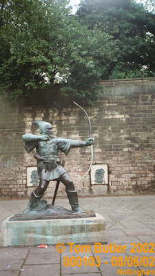Photo ID: 000103, Robin Hood statue, Nottingham, England