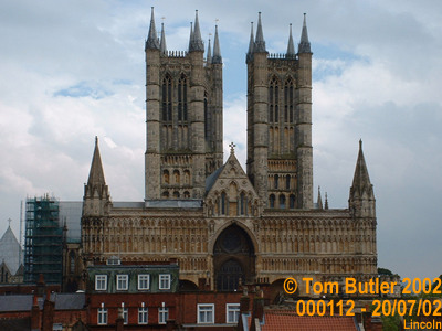 Photo ID: 000112, Lincoln Cathedral from the Castle, Lincoln, England