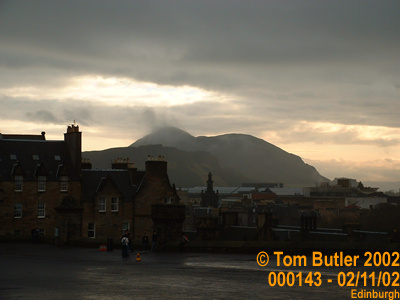 Photo ID: 000143, Arthurs seat from the castle, Edinburgh, Scotland