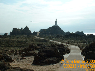 Photo ID: 000233, Corbiere lighthouse and causeway, Corbiere, Jersey