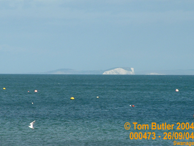 Photo ID: 000473, The Isle of Wight just visible on the horizon, Swanage, England