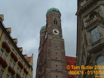 Photo ID: 000476, The two distinctive towers of the Frauenkirche, Munich, Germany