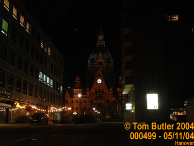 Photo ID: 000499, The Neues Rathaus at night, Hanover, Germany