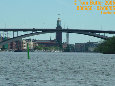 Photo ID: 000650, Looking into Central Stockholm from Lake Mlaren, Stockholm, Sweden