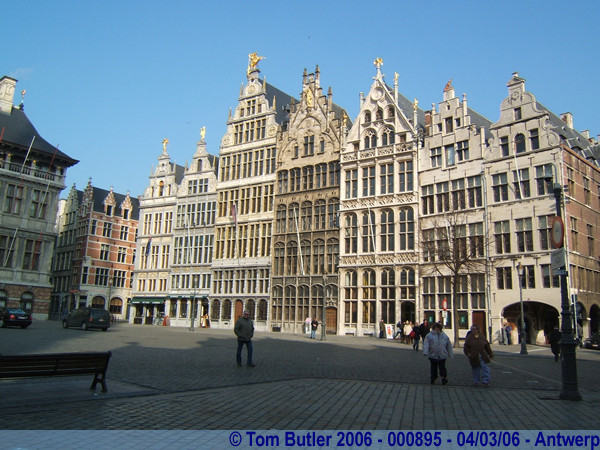 Photo ID: 000895, Buildings around the side of the Grotemarkt, Antwerp, Belgium