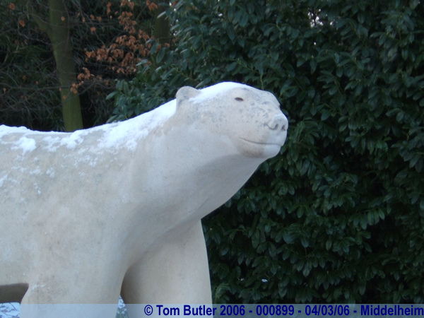 Photo ID: 000899, Polar bear statue, Middelheim, Belgium