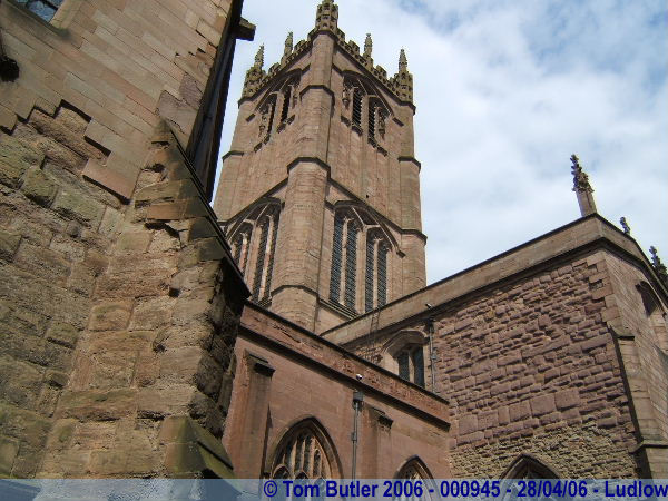 Photo ID: 000945, The tower of the main church in Ludlow, Ludlow, England
