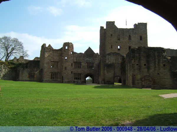 Photo ID: 000948, Inside Ludlow castle, Ludlow, England