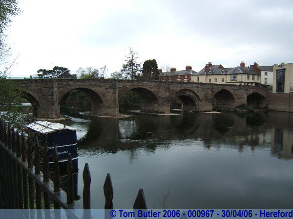 Photo ID: 000967, The bridge over river Wye, Hereford, England