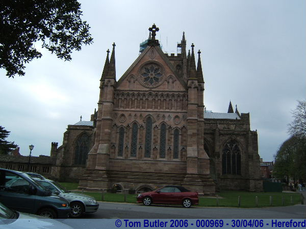 Photo ID: 000969, The back of the cathedral, Hereford, England