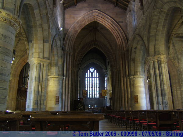Photo ID: 000998, Inside the church of the Holy Rude, Stirling, Scotland