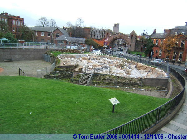 Photo ID: 001414, The remains of the Roman Amphitheatre, Chester, England