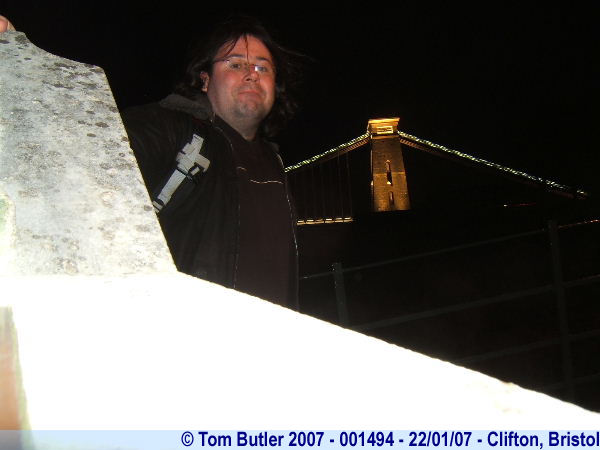 Photo ID: 001494, Standing near the bridge, Clifton, Bristol, England
