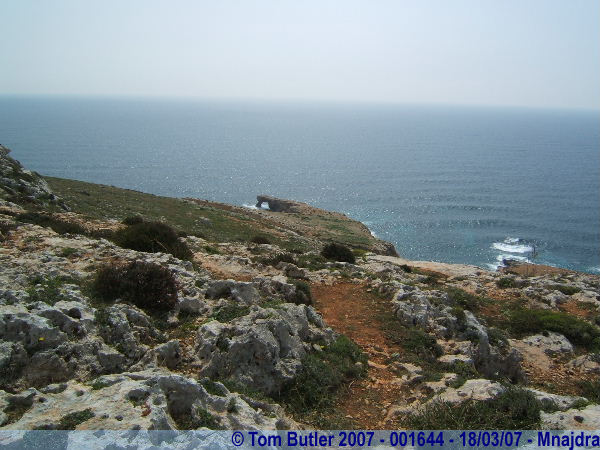 Photo ID: 001644, The view from Mnajdra temple, Mnajdra, Malta