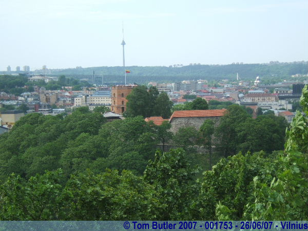 Photo ID: 001753, The view from the hill of the three crosses, Vilnius, Lithuania