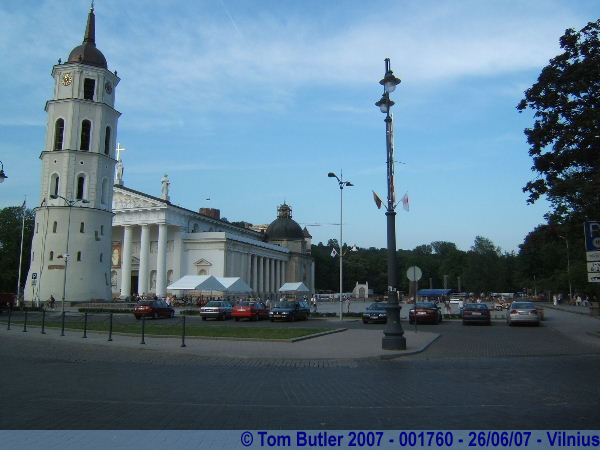 Photo ID: 001760, The cathedral, bell tower and square, Vilnius, Lithuania