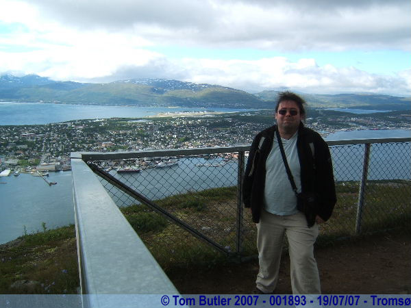 Photo ID: 001893, Standing on the viewing platform at Mount Storsteinen, Troms, Norway