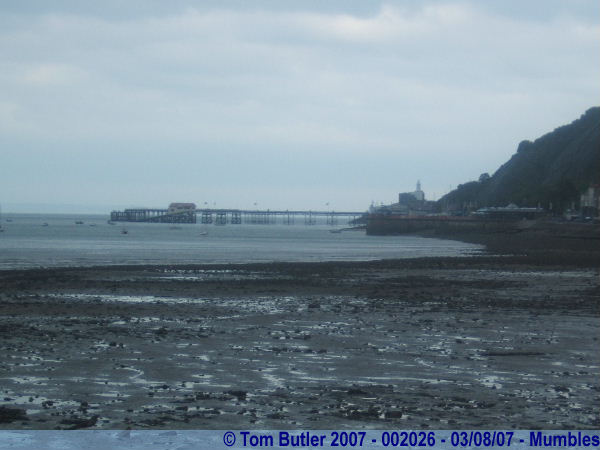 Photo ID: 002026, Looking across Swansea bay towards Mumbles pier, Mumbles, Wales