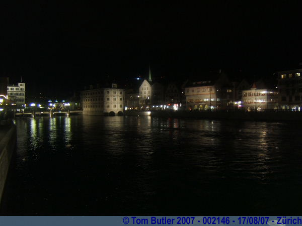 Photo ID: 002146, The centre of Zurich at night, Zurich, Switzerland