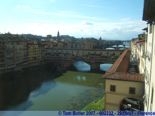 Photo ID: 002232, The Ponte Vecchio seen from the Uffizi, Florence, Italy