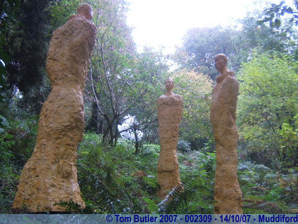 Photo ID: 002309, Tall statues, Muddiford, Devon
