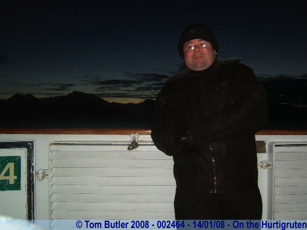 Photo ID: 002464, On deck, On the Hurtigruten, Between Hammerfest and ksfjord, Norway