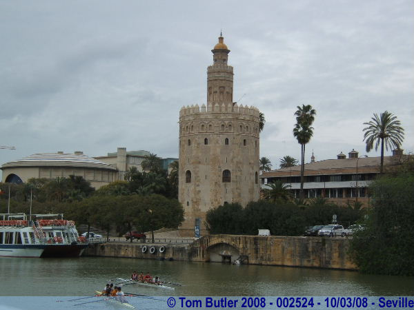Photo ID: 002524, The Torre del Oro seen from a river boat, Seville, Spain
