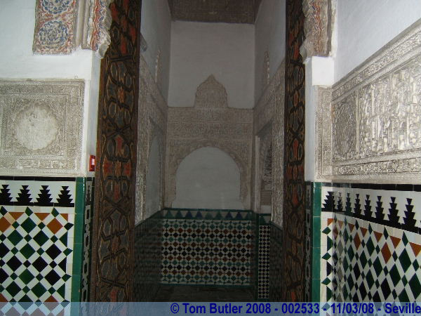 Photo ID: 002533, The Moorish inspired decoration of the royal palace, Seville, Spain