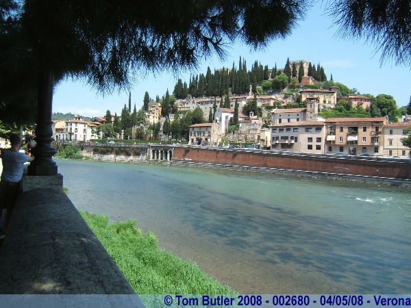 Photo ID: 002680, Looking across the Adige to the Teatro Romano, Verona, Italy