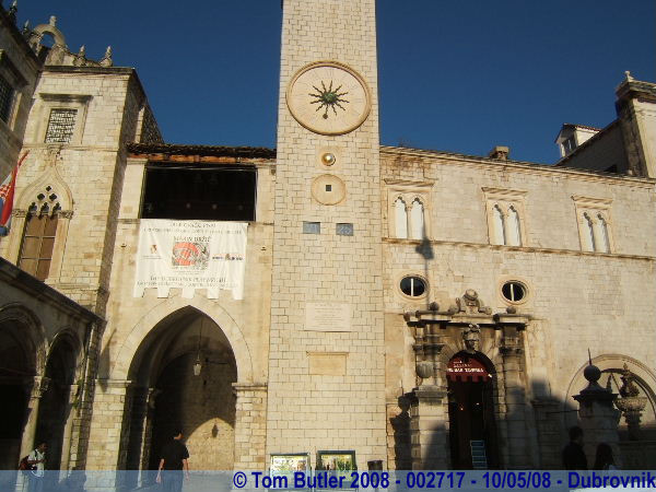 Photo ID: 002717, The clock tower, Dubrovnik, Croatia