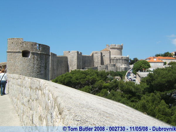 Photo ID: 002730, The Northern edge of the city walls, Dubrovnik, Croatia