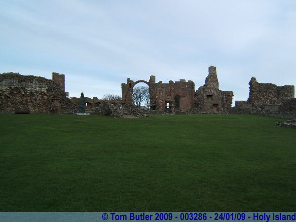 Photo ID: 003286, The remains of Lindisfarne Priory, Holy Island, England