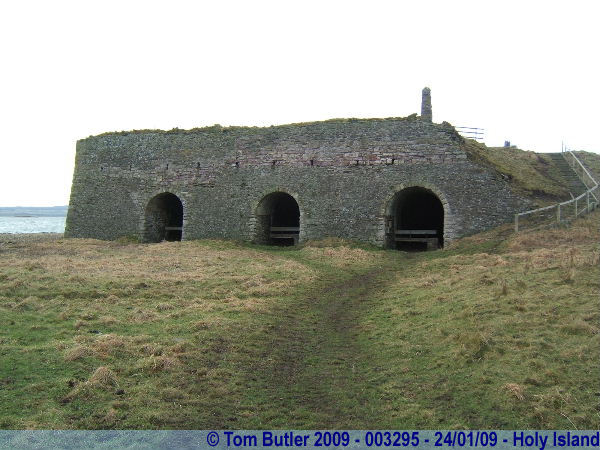 Photo ID: 003295, The lime kilns beneath the castle, Holy Island, England