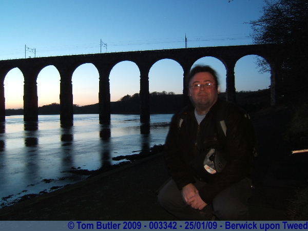 Photo ID: 003342, At the foot of the Royal Border Bridge, Berwick upon Tweed, England