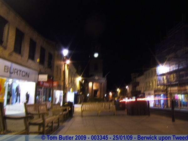 Photo ID: 003345, The town hall at night, Berwick upon Tweed, England