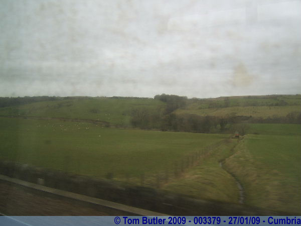 Photo ID: 003379, The Cumbrian landscape seen from the train, Cumbria, England