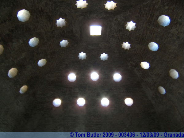Photo ID: 003436, Inside the main room of El Bauelo with the starred skylights, Granada, Spain