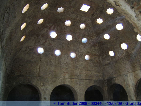 Photo ID: 003440, Inside the main room of El Bauelo with the starred skylights, Granada, Spain