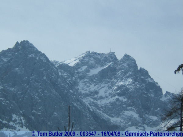 Photo ID: 003547, Looking towards the summit of the Zugspitze, Garmisch-Partenkirchen, Germany