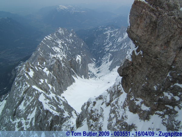 Photo ID: 003551, Looking down a glacial valley, Zugspitze, Germany